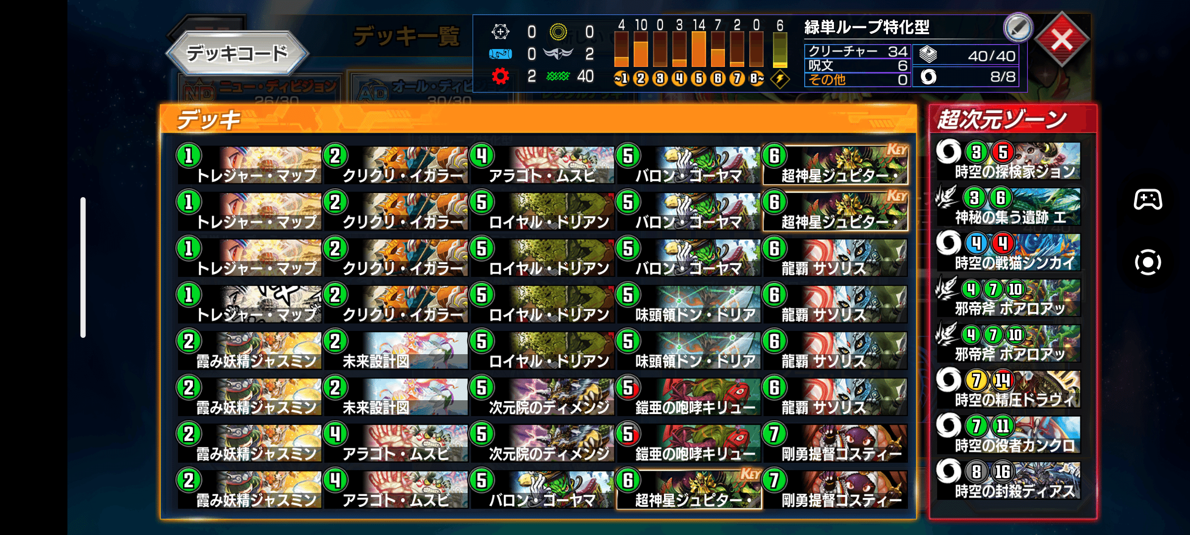 緑単野菜ループ 今日のデッキ｜うぇるち