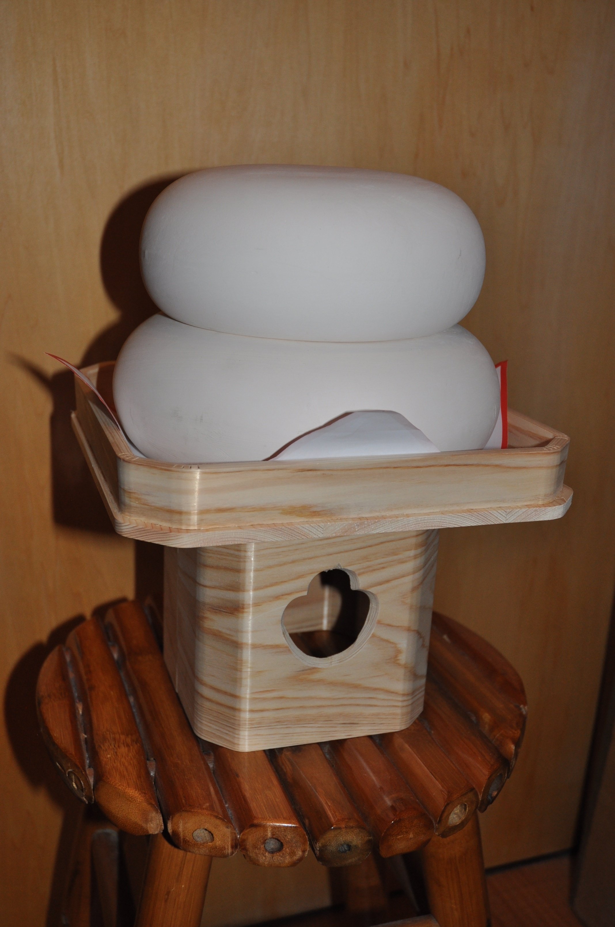 木製 鏡餅 特大 三宝付き 213 木製 鏡餅 特大 三宝付き 213 予約商品