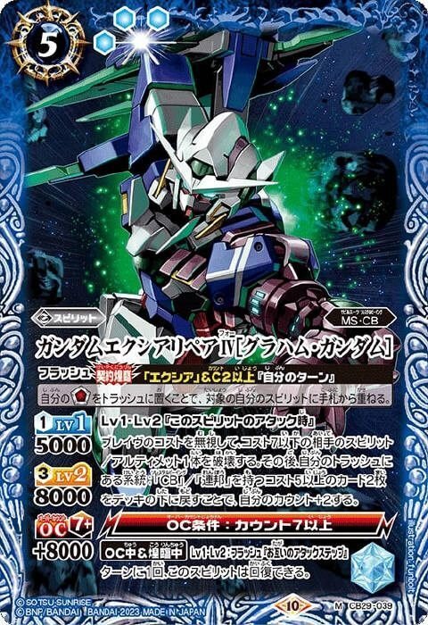 最新デッキ開発「CB(ソレスタルビーイング)デッキ」 - デッキ