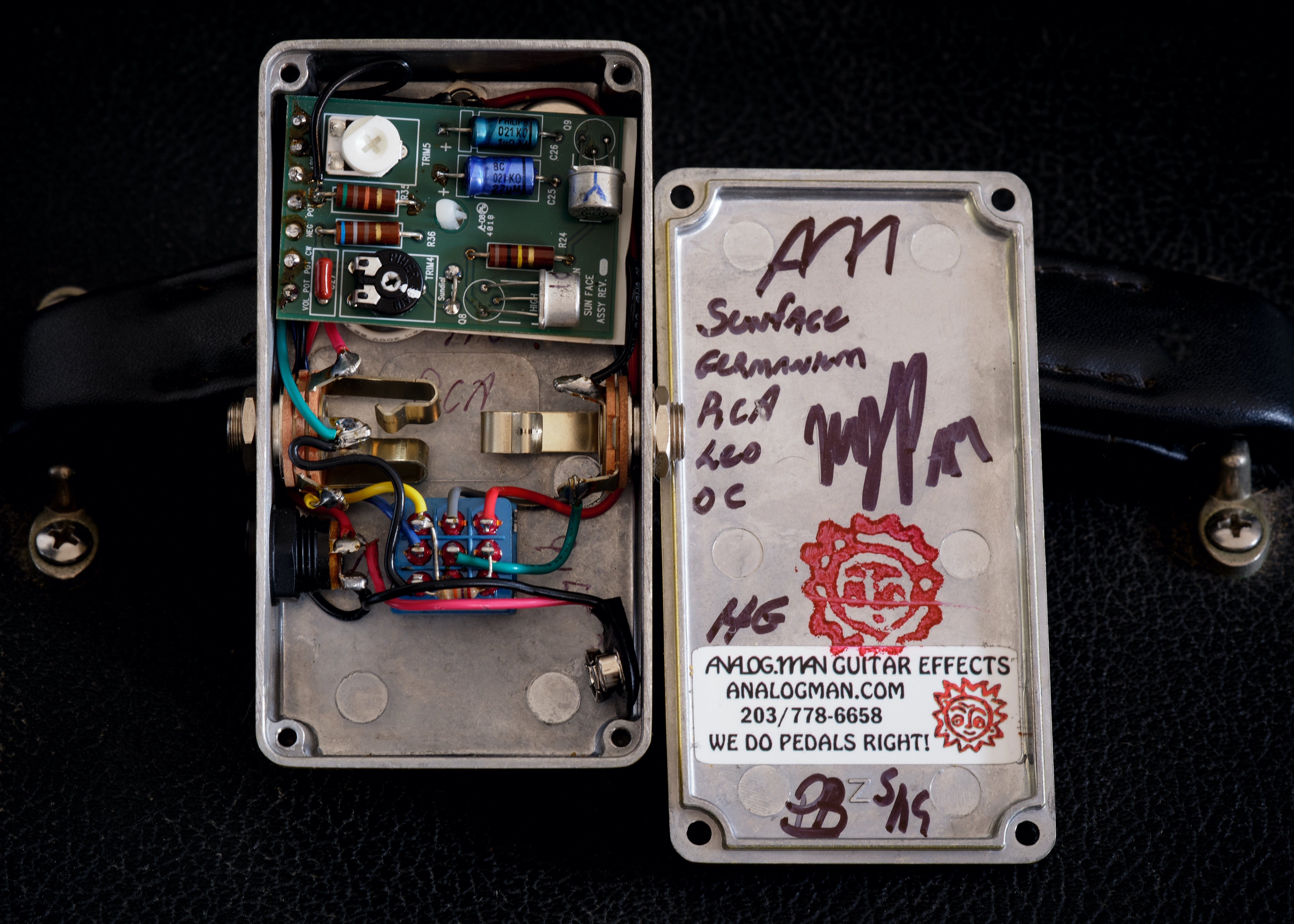 FZ-1 FUZZ 3Vファズ ゲルマニウムトランジスタRCA製2N270 ギター