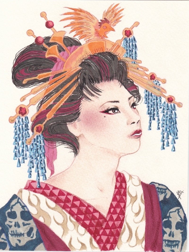 あけましてからの〜イラスト展示会「似顔絵編」｜焦げ猫