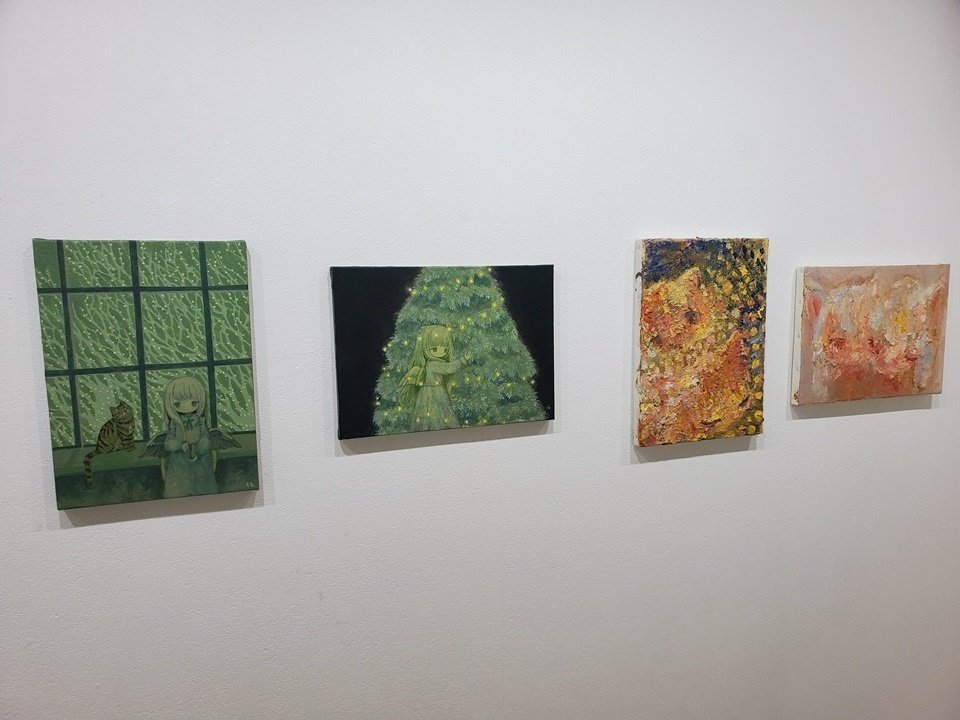 人魚の世界②】アクリル画 早かれ F3 風景画 絵画