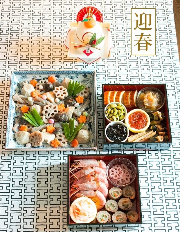 おせち料理と正月の器｜森野 しゑに