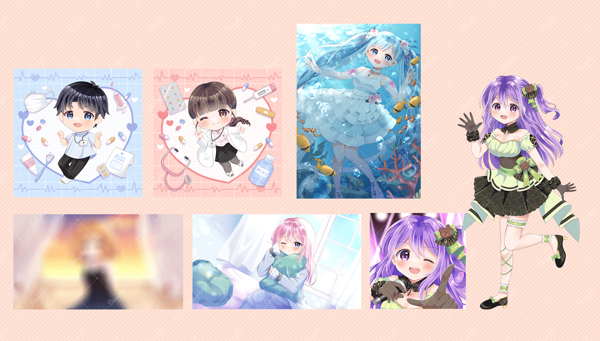 2023年ご依頼イラストまとめ｜みかもち