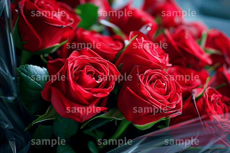 「バラの花束」フリー素材3枚セット｜お祝い・誕生日・結婚記念日のイメージ画像に｜FREE