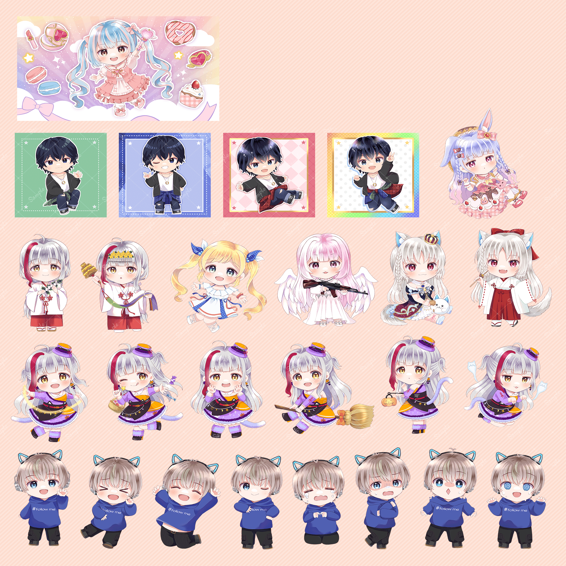 2023年ご依頼イラストまとめ｜みかもち