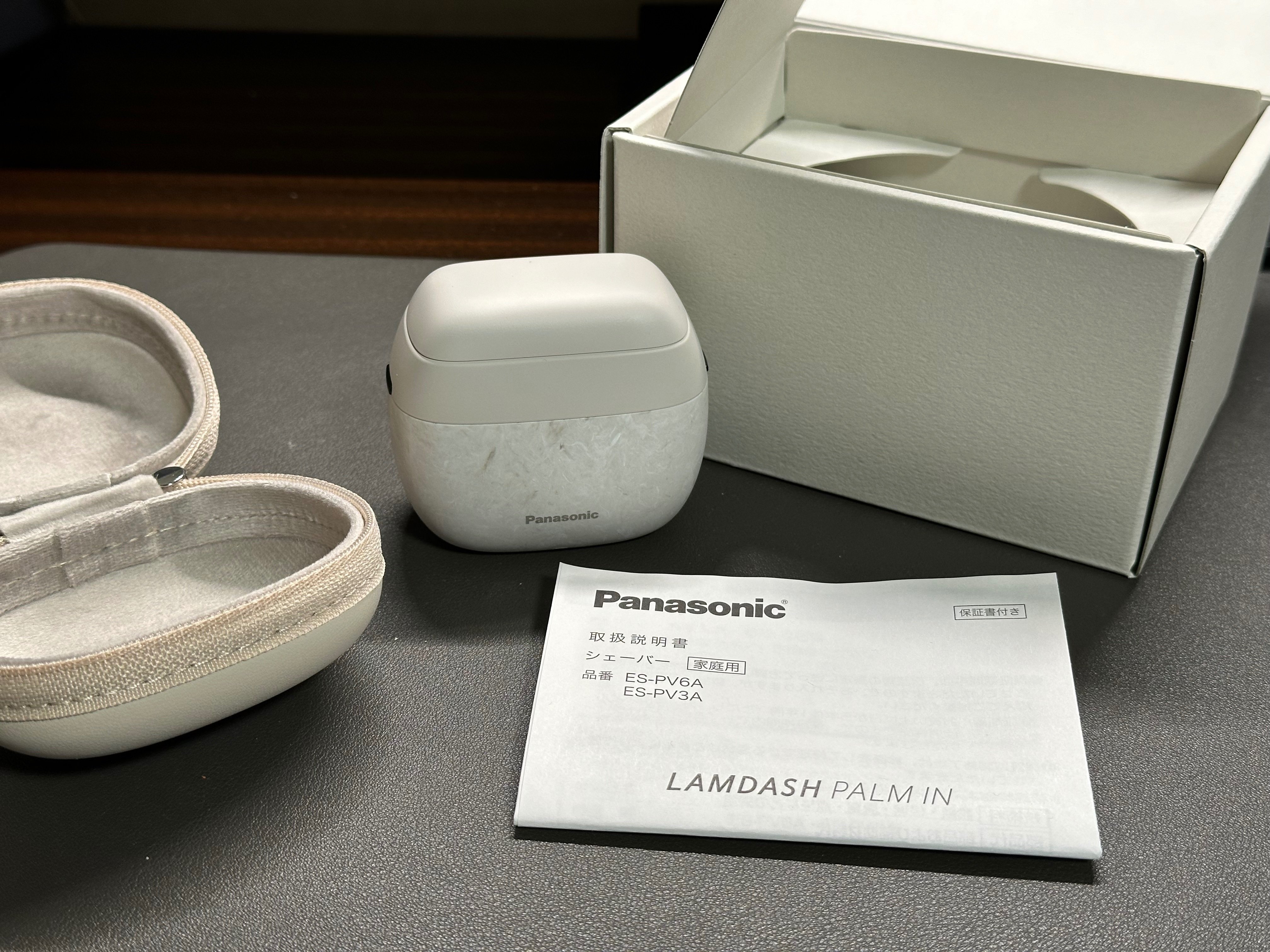 Panasonic LAMDASH PALM IN シェーバー 箱付き美品保証書 Panasonic LAMDASH PALM IN シェーバー 箱付き美品保証書 - メルカリ