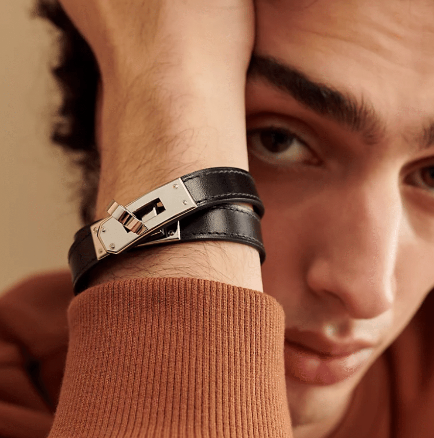 シモンズグランドセール エルメス HERMES ケリー ドゥブルトゥール レザーブレスレット アクセサリー