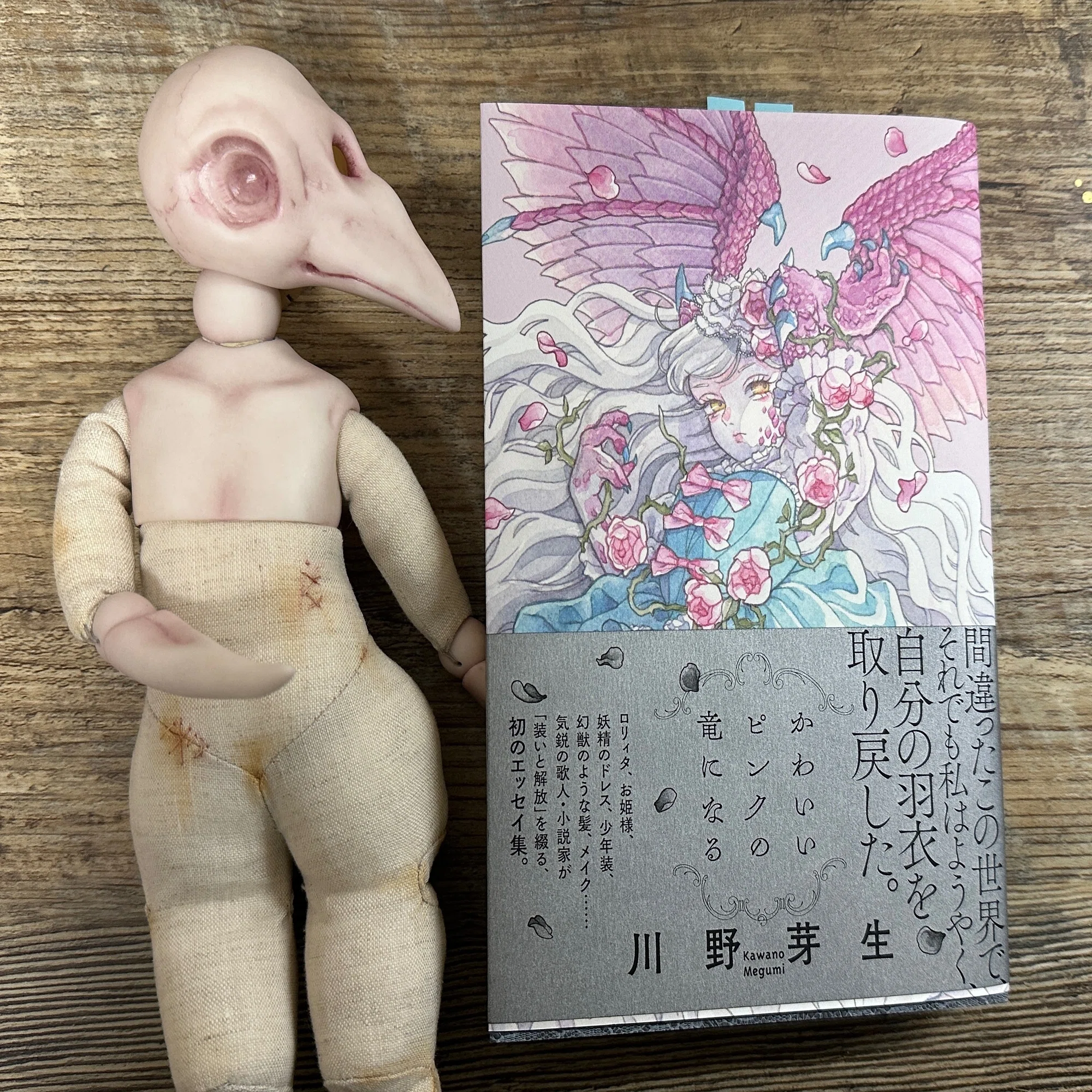 新刊】『人形歌集 羽あるいは骨』 川野芽生／中川多理｜中川多理 Tari 