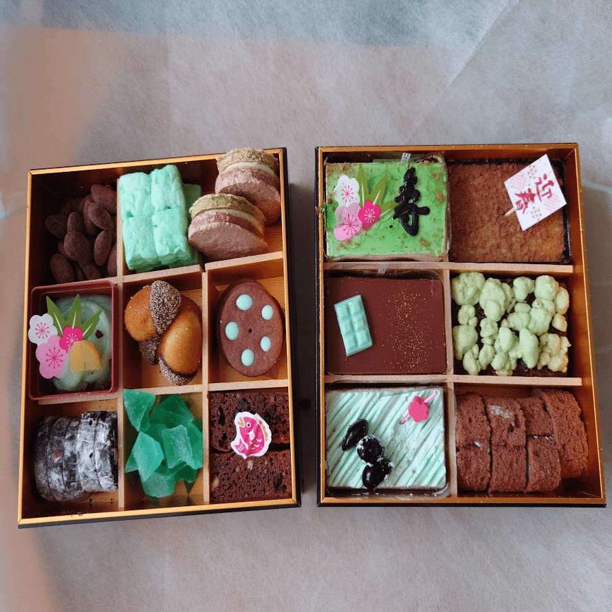 シュクルリさんのチョコミントおせち！！！全部チョコミント！！！｜りぜし