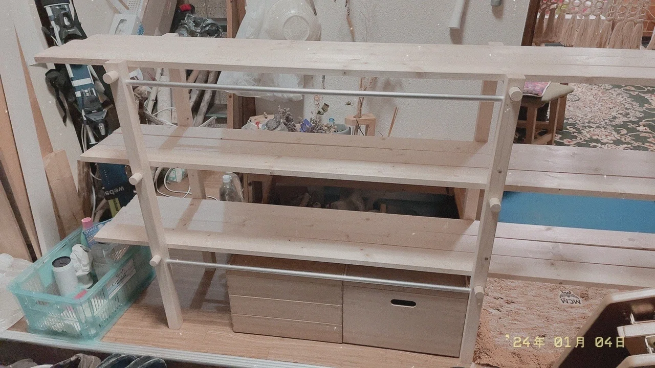 久々にDIYをしよーう！整頓用簡易シェルフの製作〜｜エフゲニーマエダ