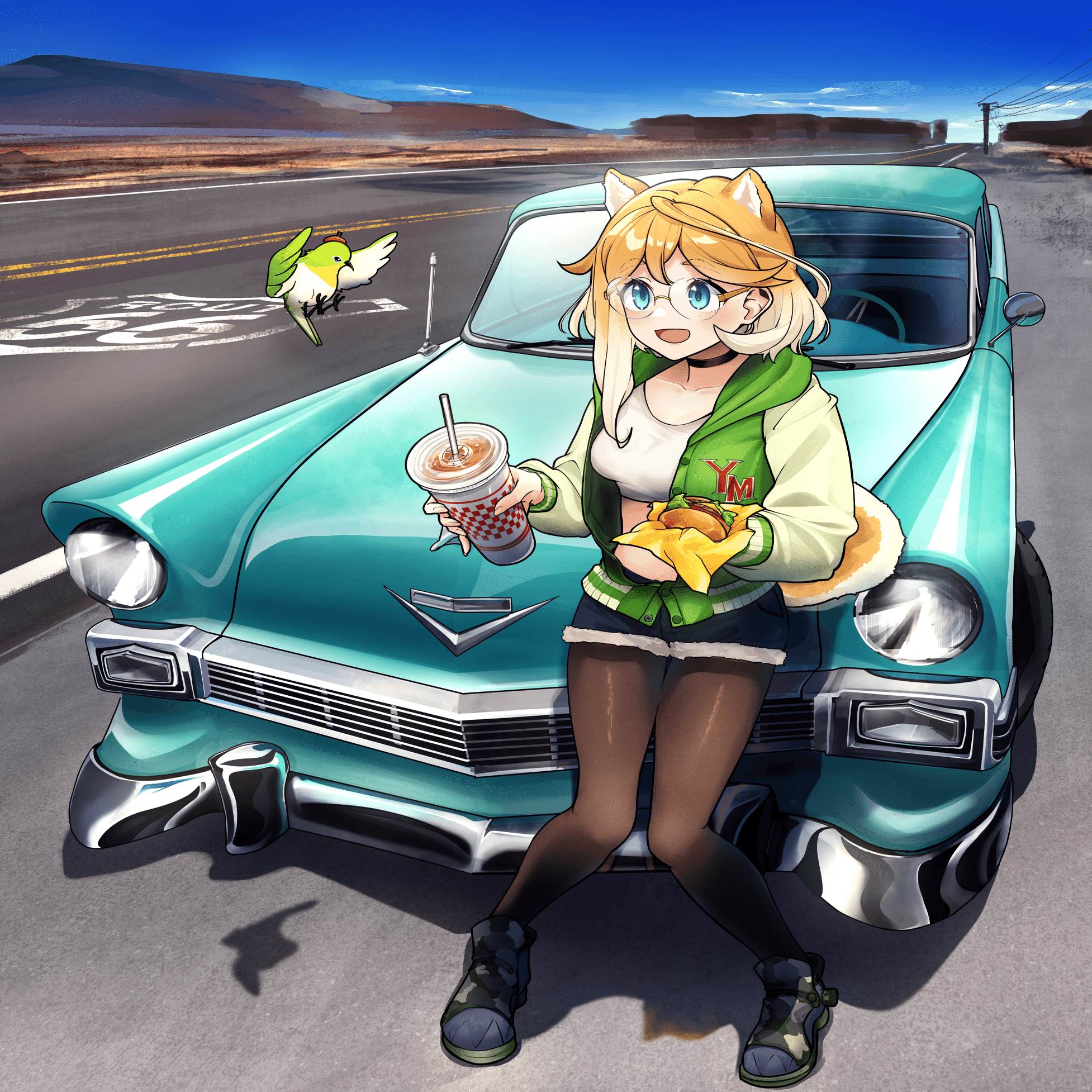 頼鳥ミドリ イラスト制作ガイド(三面図及びファンアートガイドライン