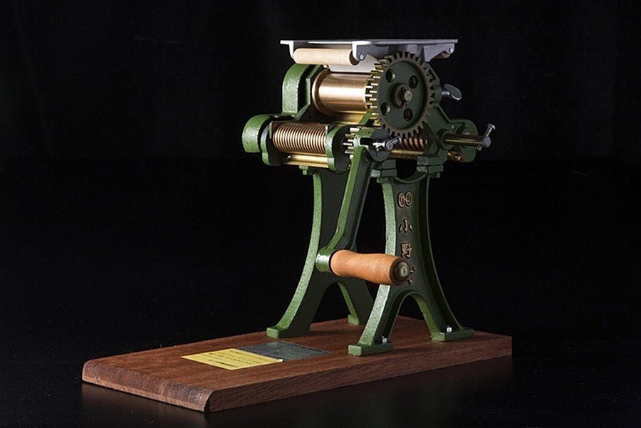 昭和ヴィンテージ 小野式製麺機 両刃（昭和の「家電製麺機」を愛でる会  