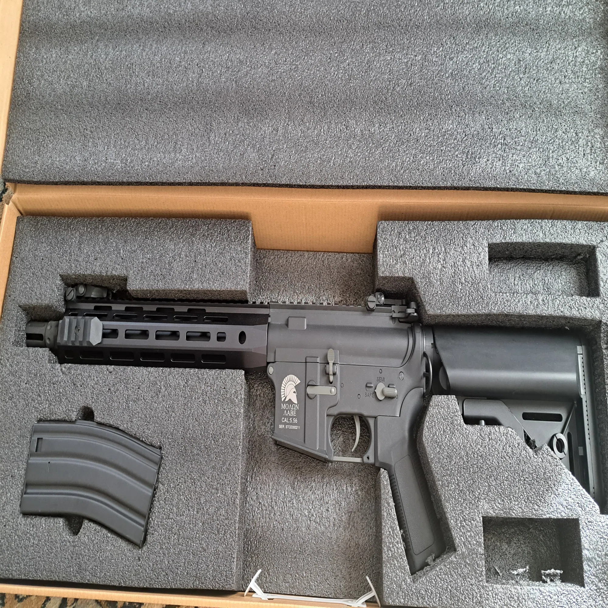 S&T M4 URX4 M-LOK 11.5inch チャレンジャーライン G3電動ガンBK(MOLON 