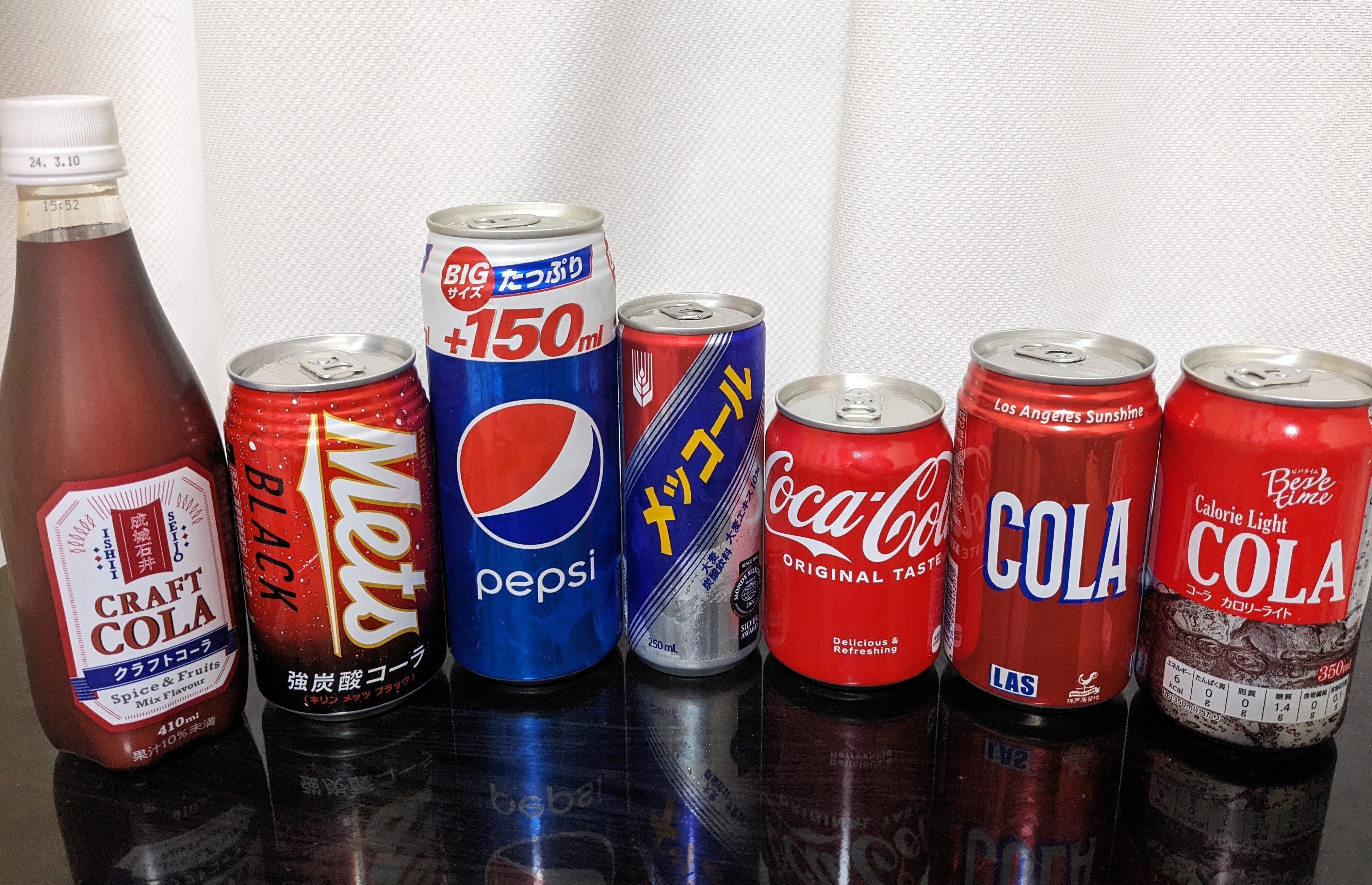 世界一不味い」と言われるメッコールを手に入れたので、7種類のコーラ