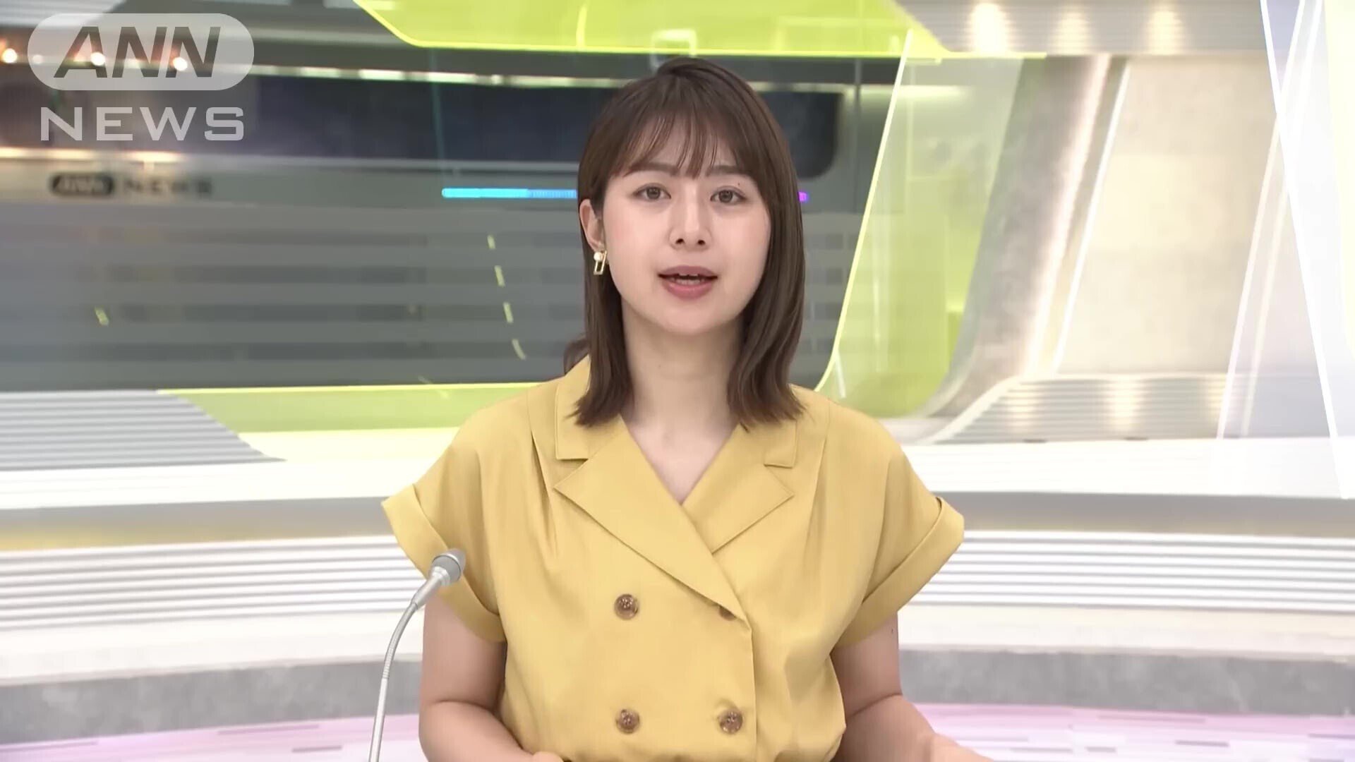林美沙希 直筆サイン入り生写真 テレビ朝日アナウンサー 女子