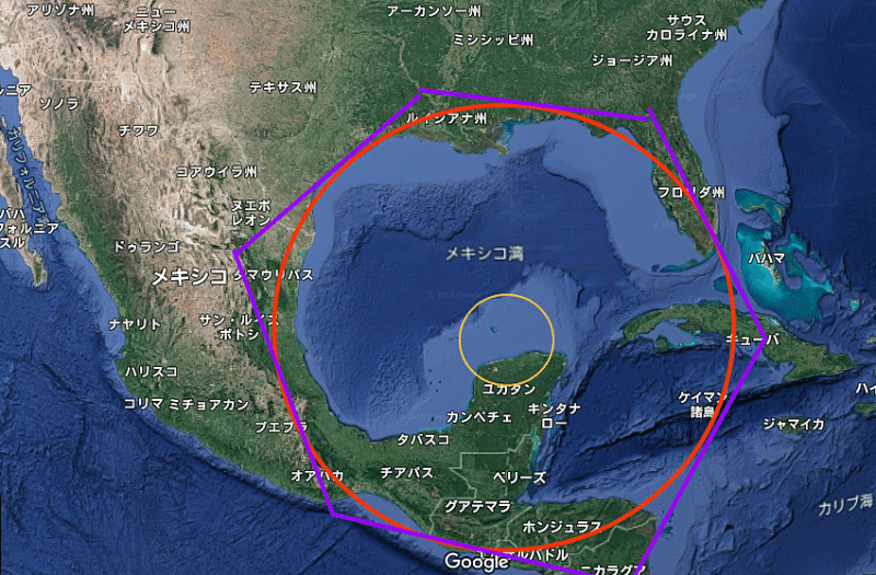 能登半島地震発生のメカニズム…日本海とユカタン半島付近地形の類似性