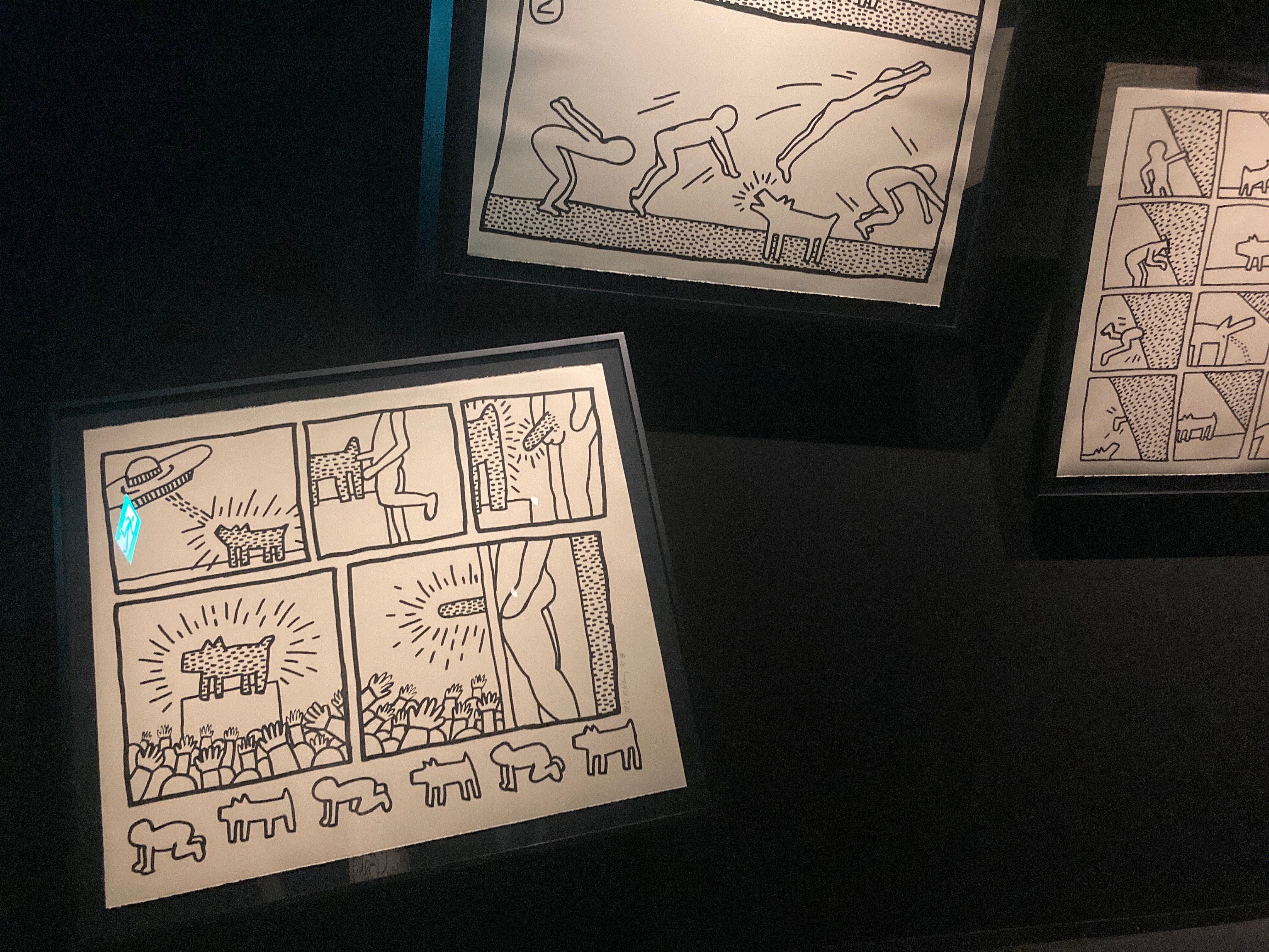 キースヘリング　マーカードローイング作品 日本初公開も含む広島や戦争に関するドローイング作品や、ヘリングの