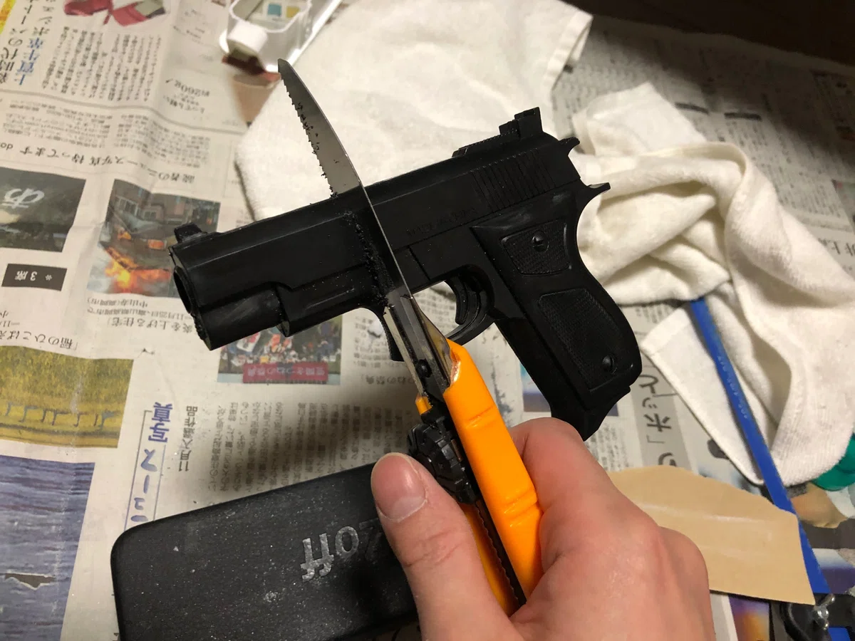 工作】100円ショップの商品だけでM4カービンを作る｜きどあいらく