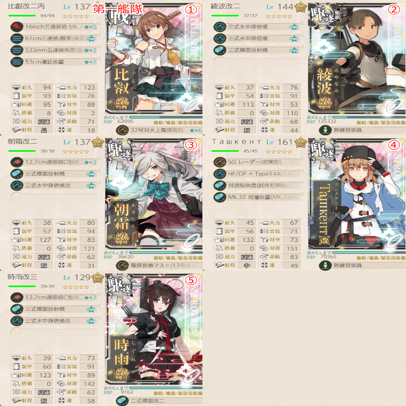 艦これ】全海域RTA使用チャート 2:34:04（2024/01/07出走）｜tata