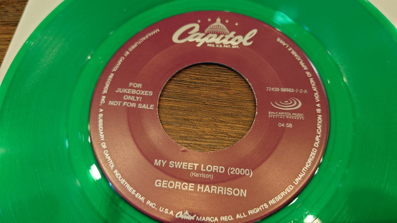 7インチ盤専門店雑記430「All Things Must Pass」｜G2タカヤマ