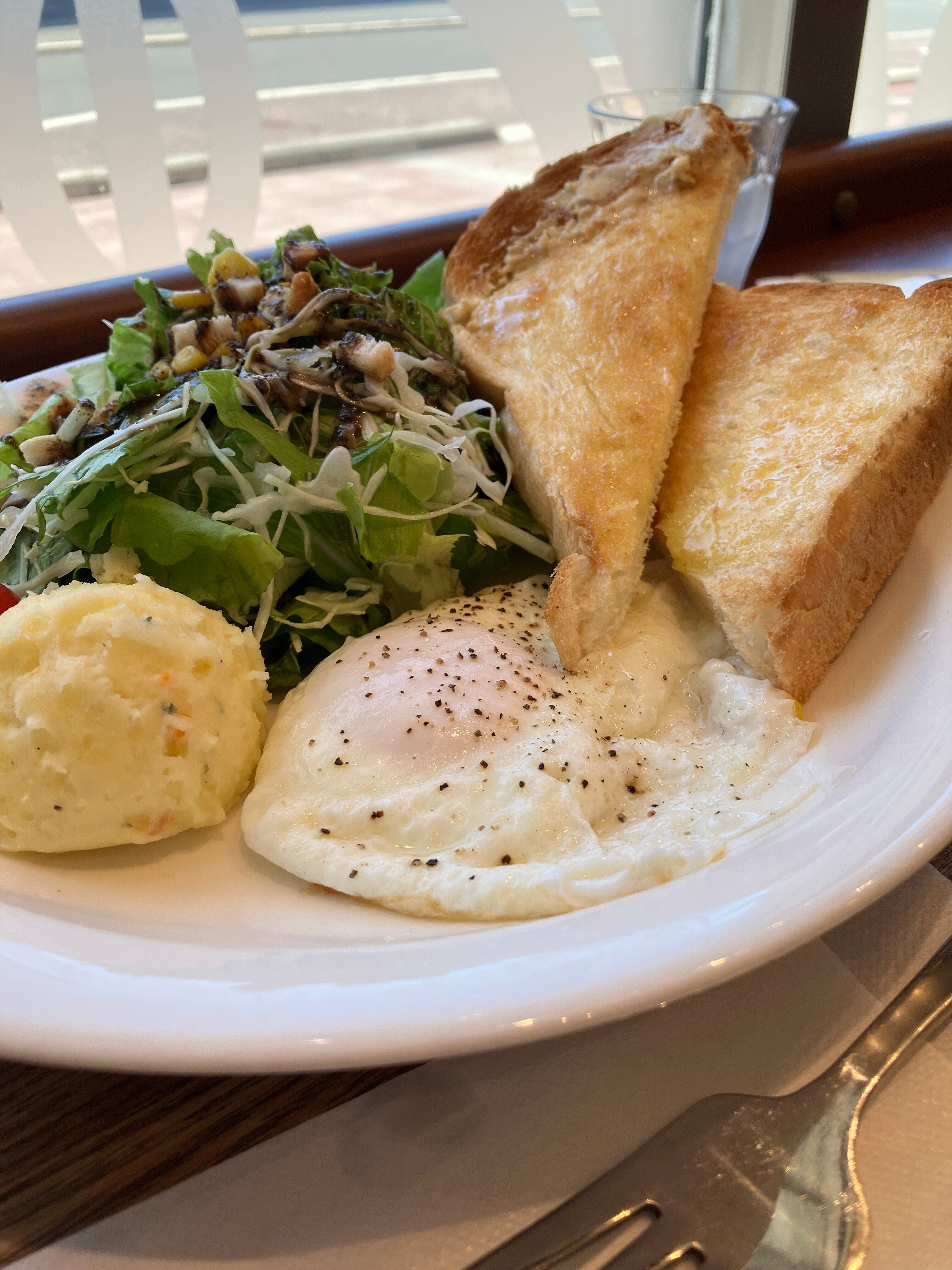 モーニングセット@安芸阿賀｜ぶんぶんケメケメ