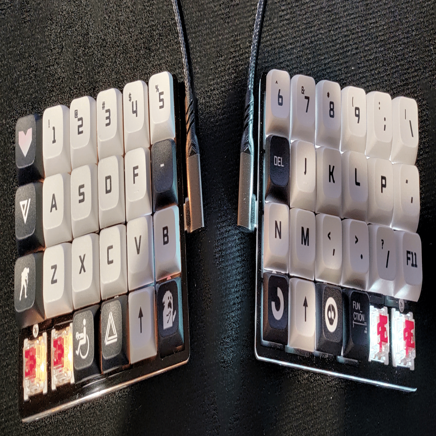 格安6000円で LetsSplit みたいな自作っぽい分割キーボードを手に入れ