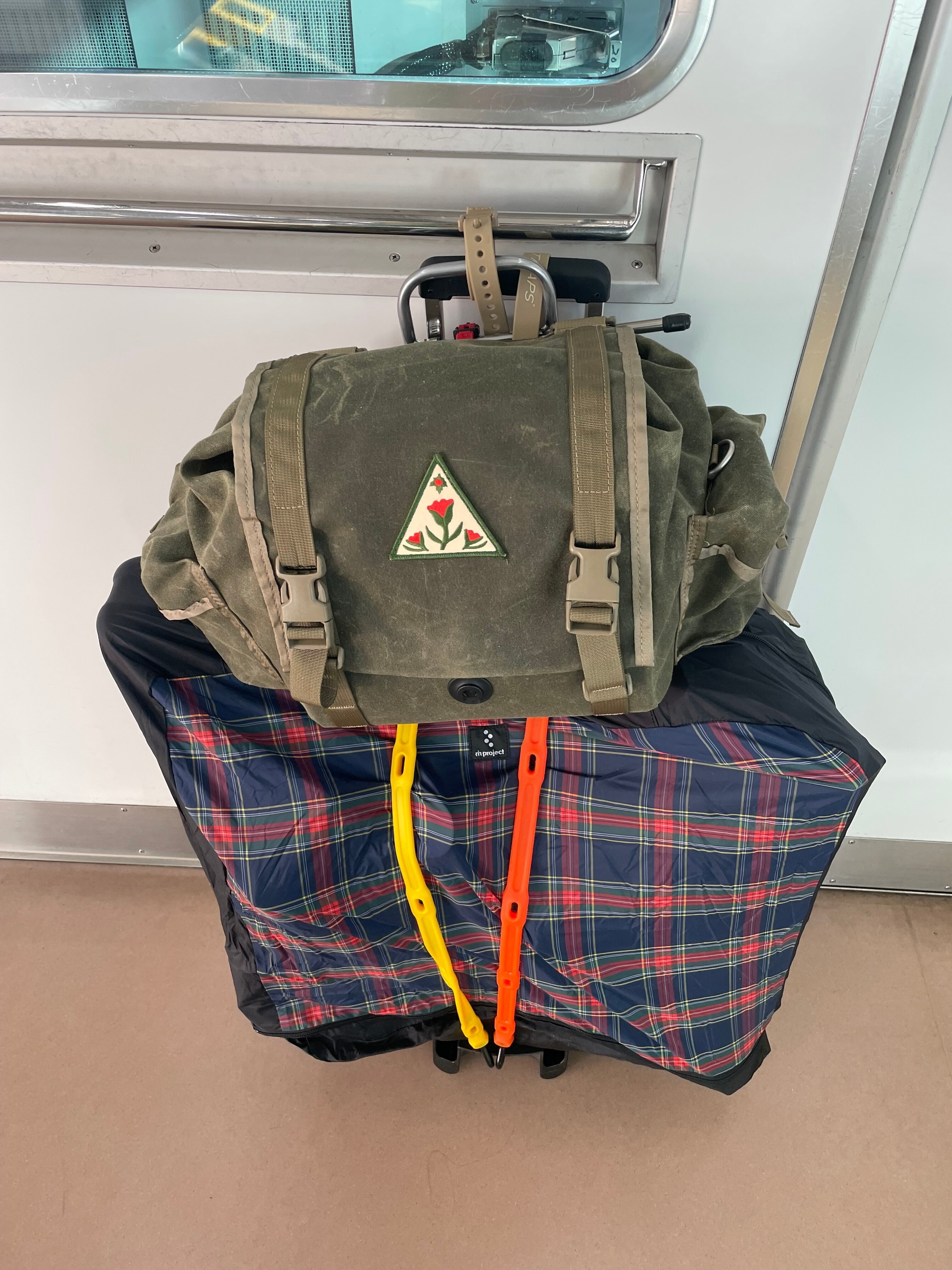 ブロンプトン(Brompton)でキャリカートを使った輪行を試してみ ブロンプトン(Brompton)でキャリカートを使った輪行を試してみ