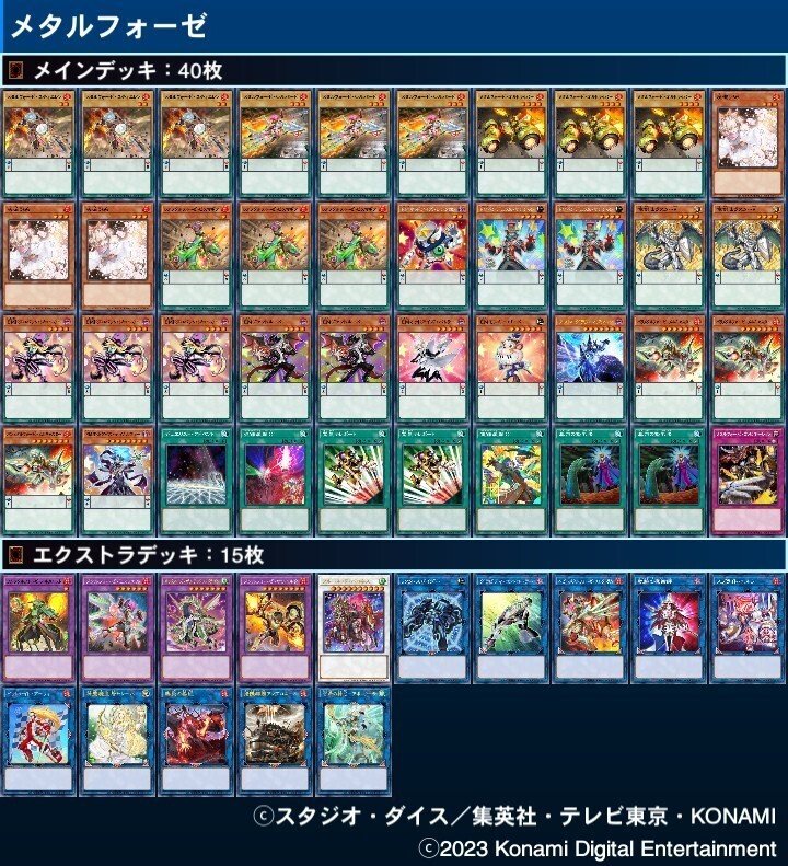 足立CS優勝 メタルフォーゼ デッキ 遊戯王MD】モンキーボード採用EMメタルフォーゼ展開手順覚書