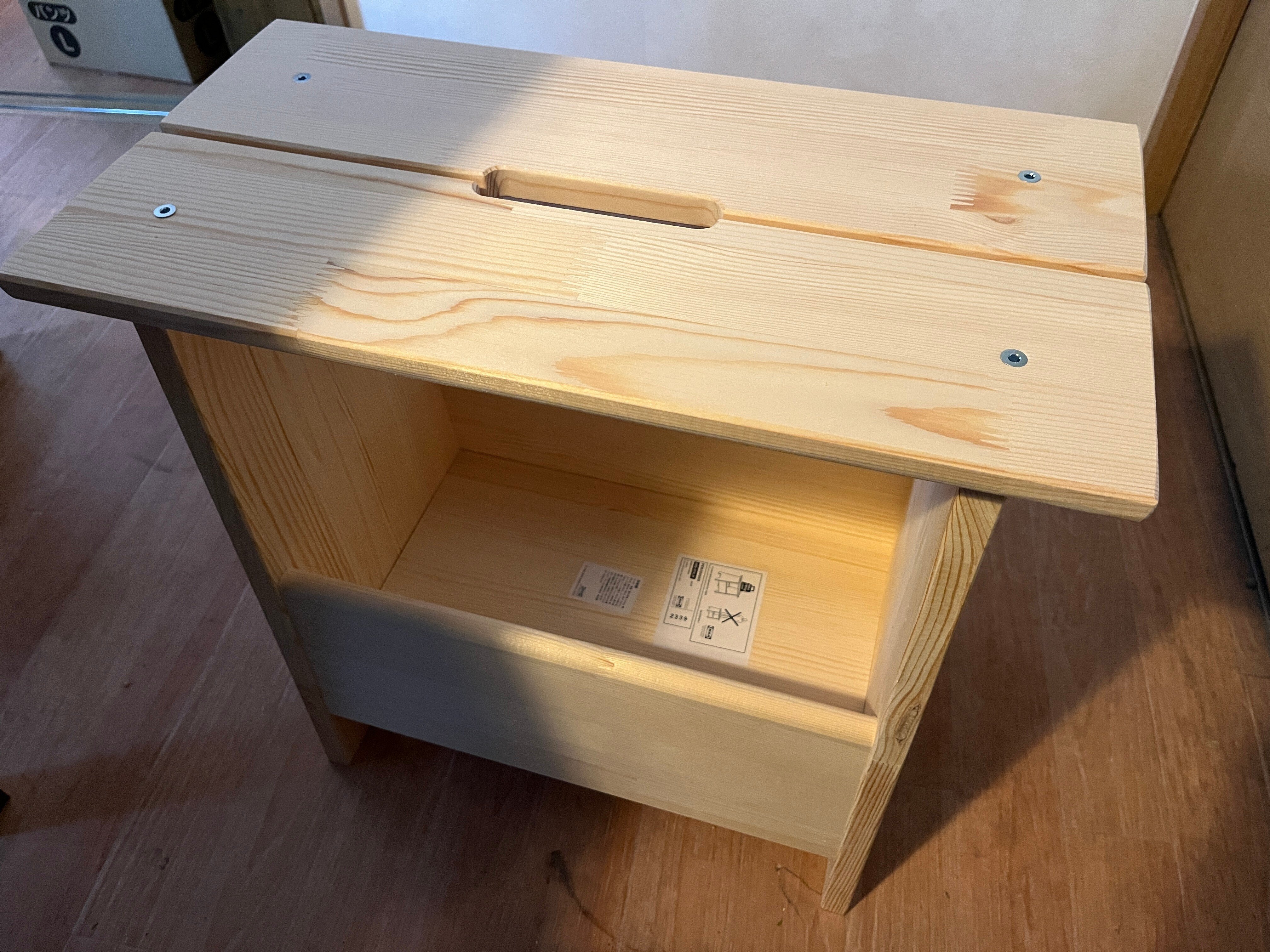 楽天市場】IKEA 202307PERJOHAN ペルヨハンベンチ 収納付き