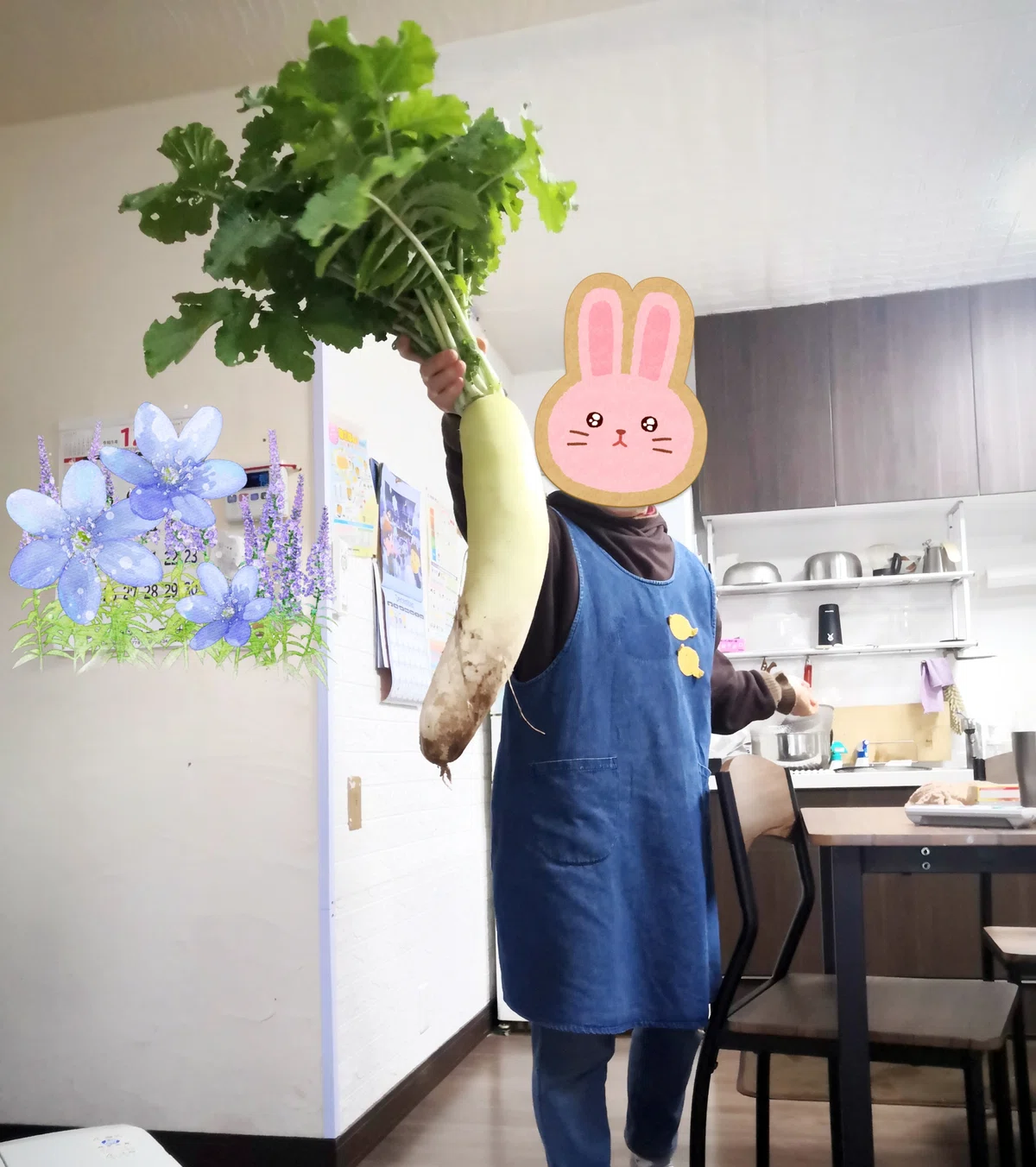 50cmくらいありそうなダイコン
