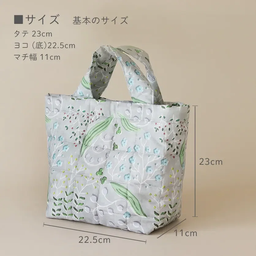 ハンドメイド情報】nunocoto fabric キルティングトートバッグ(柄が ハンドメイド情報】nunocoto fabric キルティングトートバッグ(柄が