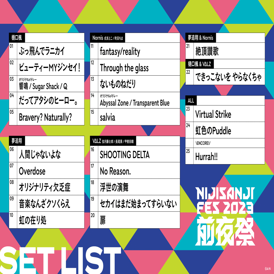 にじさんじフェス2023前夜祭 感想文（前半のみ）｜にっこ