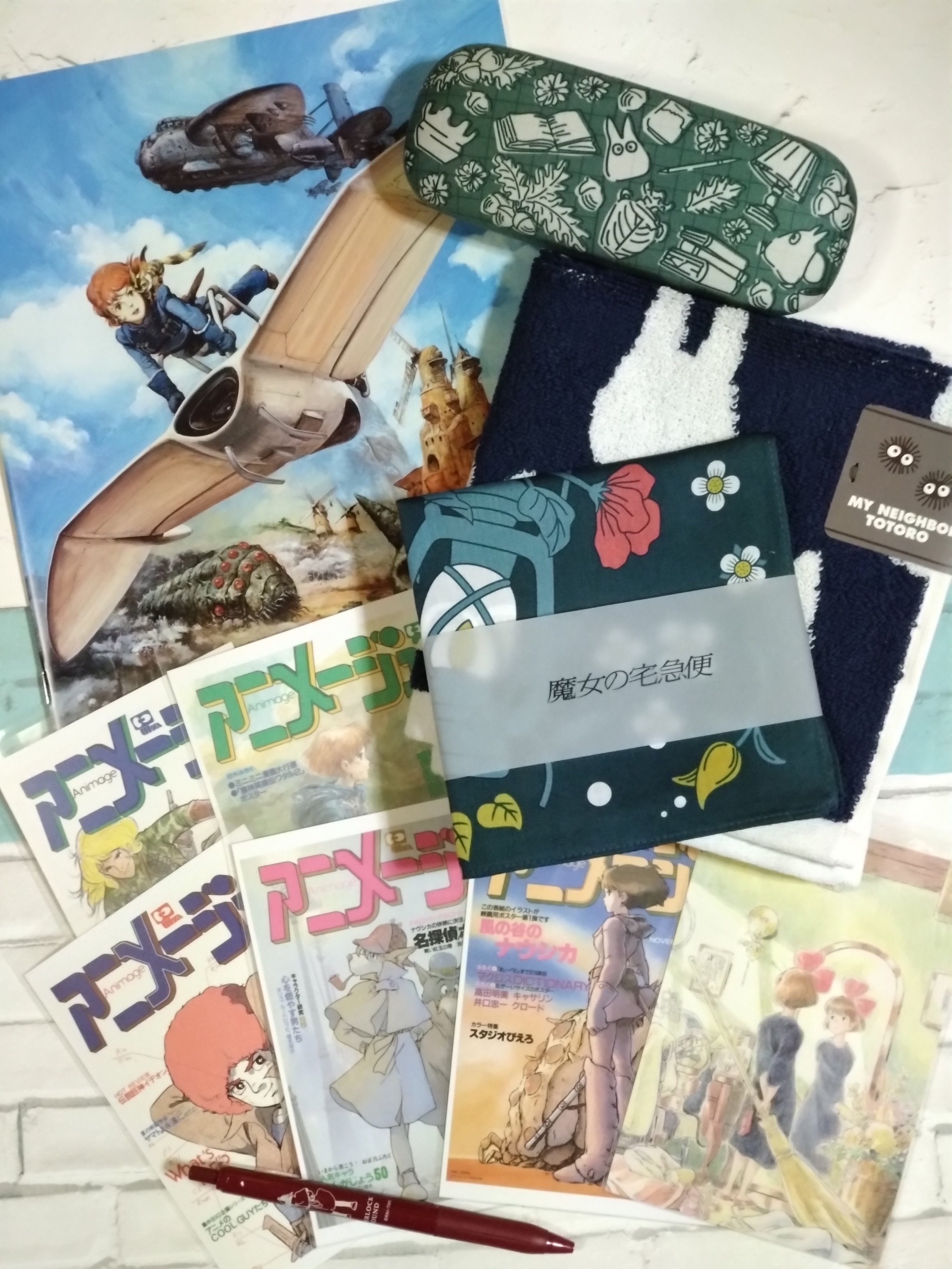 新品 アニメージュとジブリ展 福岡限定 博多織 ブックカバー 風の谷のナウシカ ☆アニメージュとジブリ展 福岡 限定 博多織 ブックカバー 風の