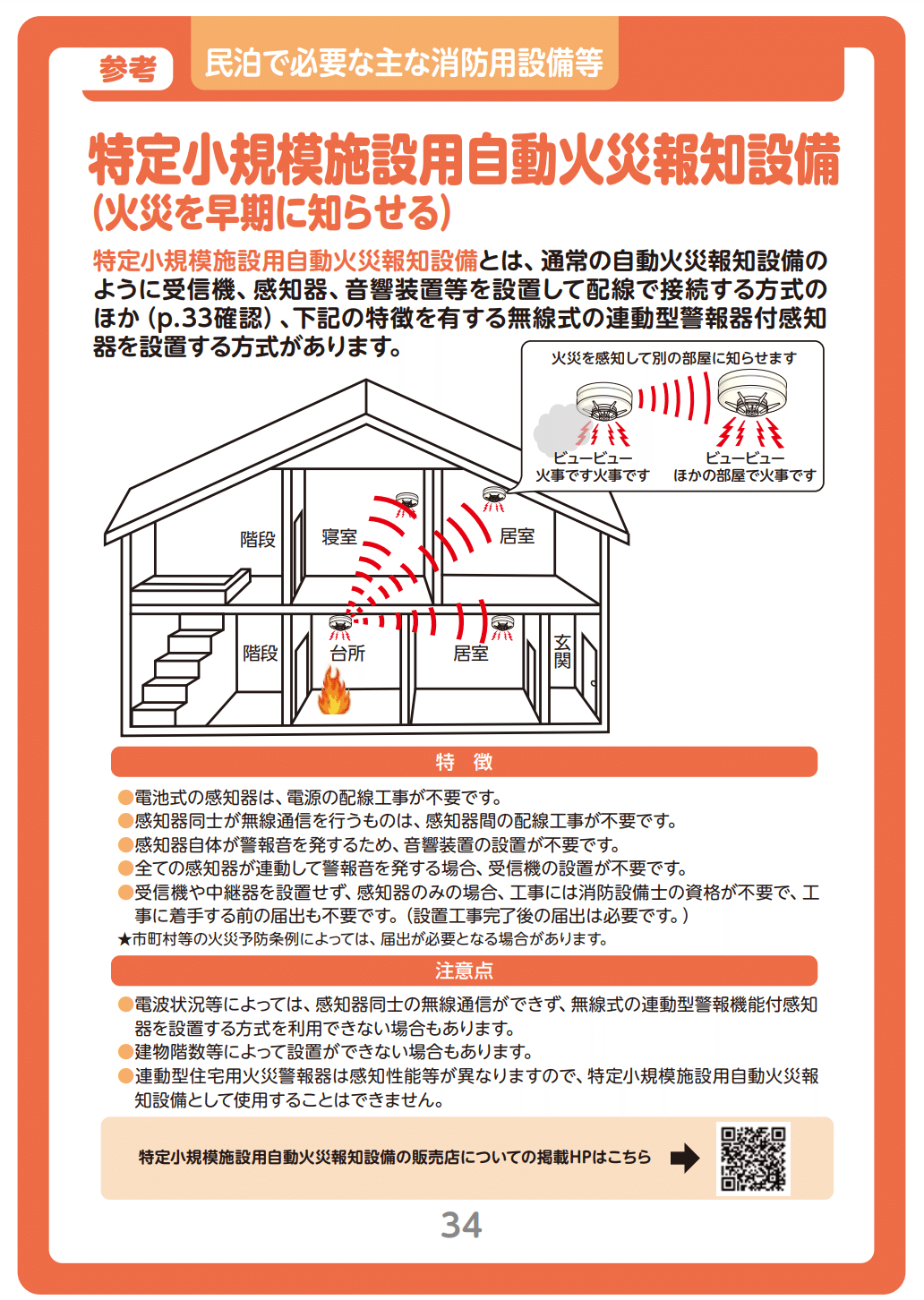 特定小規模施設用ワイヤレス感知器【煙感知器/子器】 Panasonic 特定小
