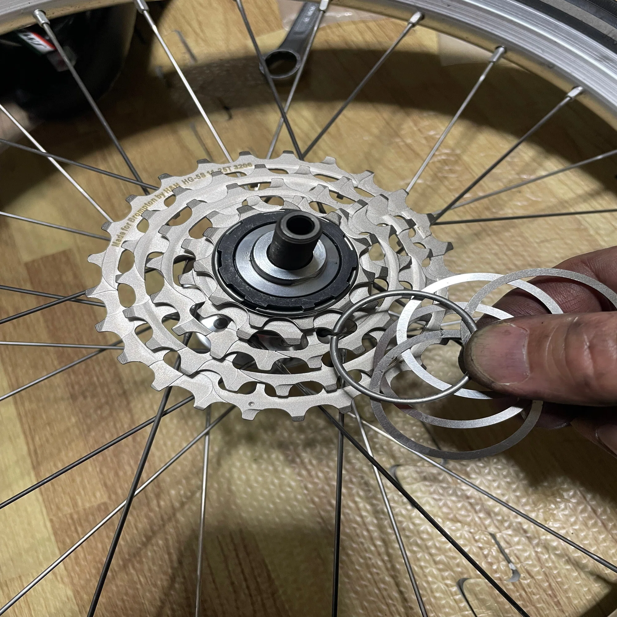 Brompton 2s を 5s にカスタム（外装2速を5速化）｜nono