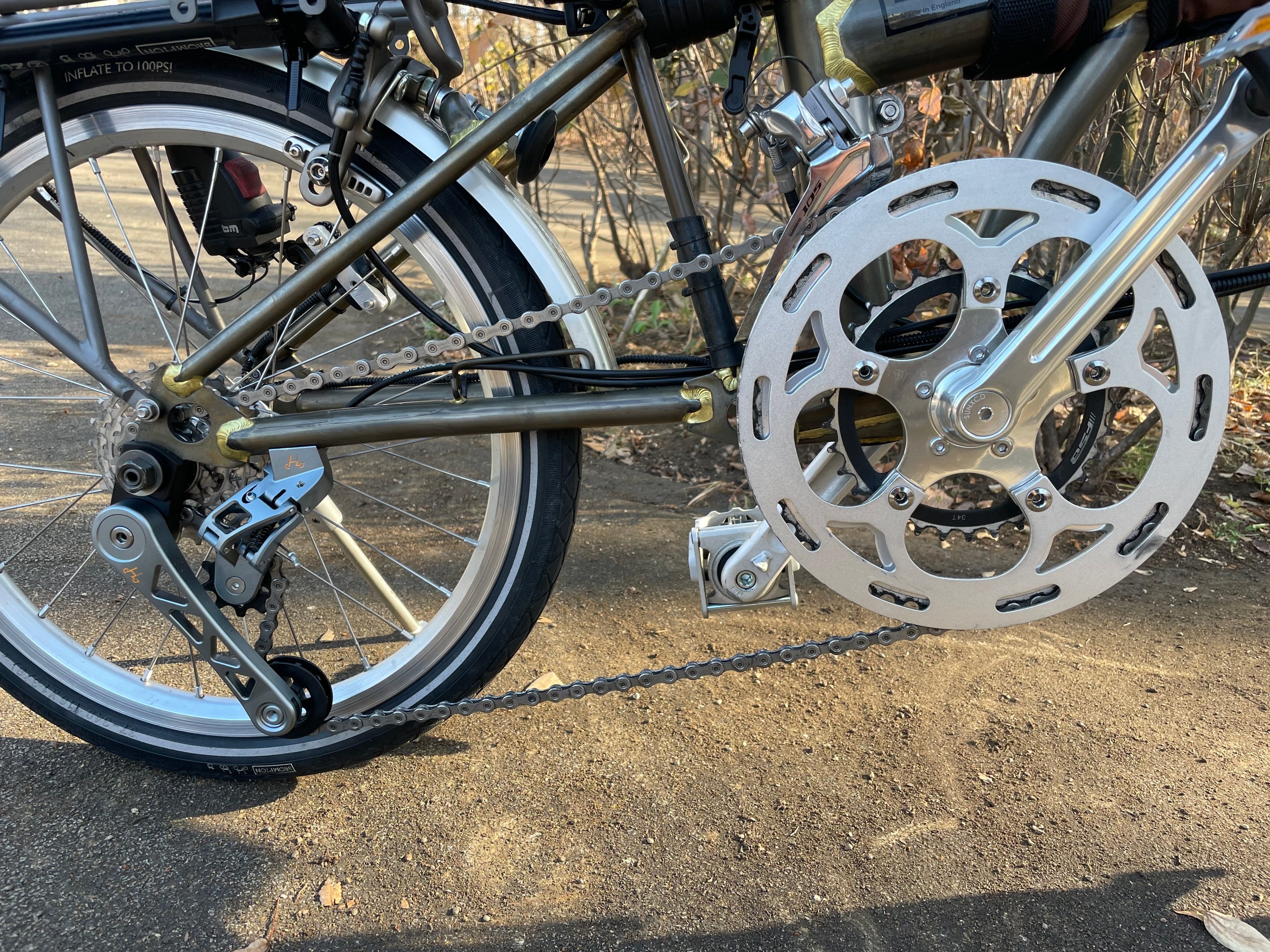 Brompton 2s を 5s にカスタム(外装2速を5速化)|nono Brompton 2s を 5s にカスタム(外装2速を5速化)|nono