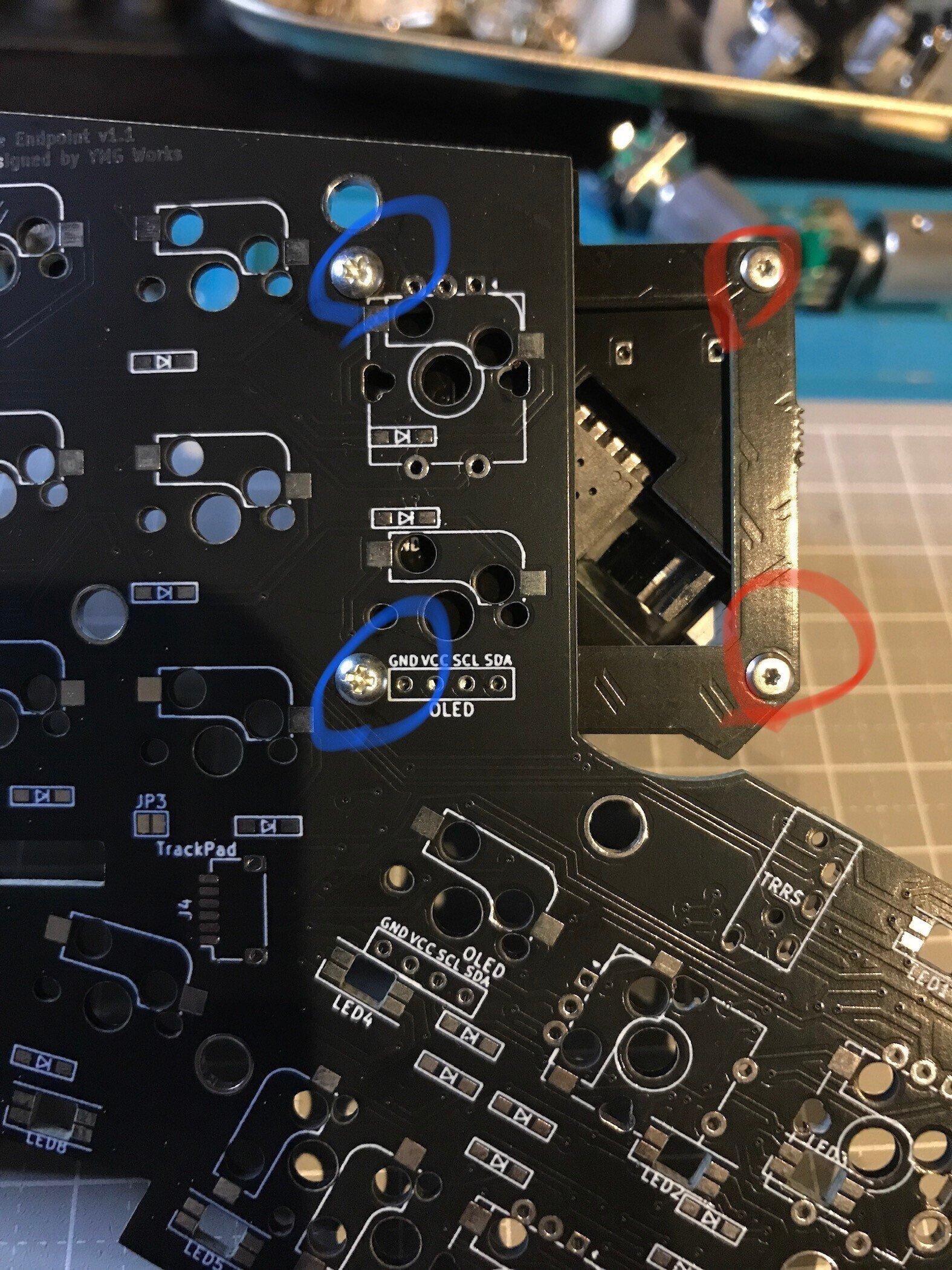 3.6 TheEndpoint_meishi Trackball Module,AZ1UBALL取り付け方法