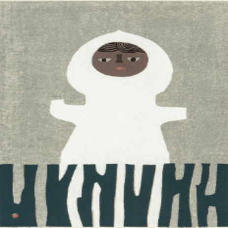 畦地梅太郎】 木版画 「白い像」1958年 査定 買取 致します。｜井浦歳