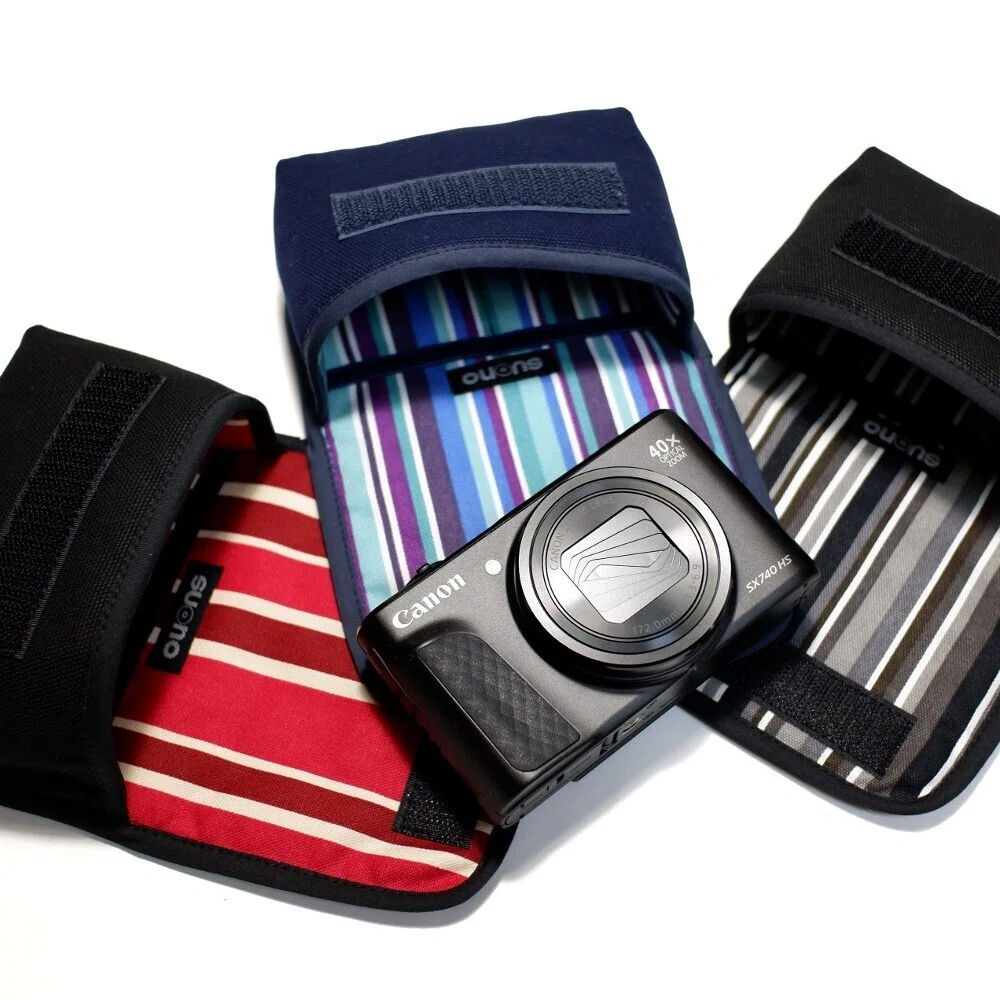 製品紹介] マルチストライプ柄で作ったカラフルなCanon PowerShot