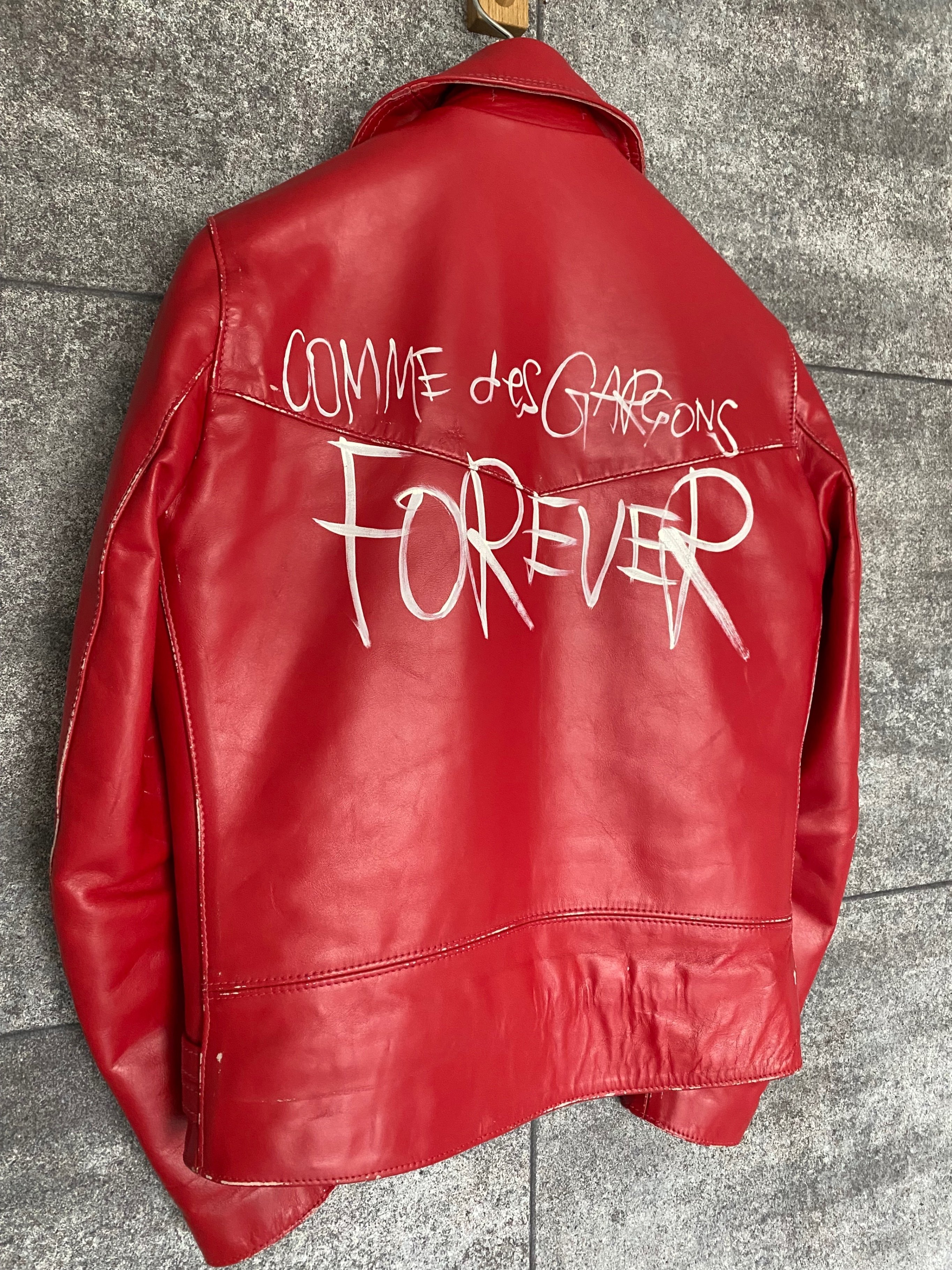購入趣味レーション】 〜コムデギャルソン×ルイスレザーズ 『赤』 +