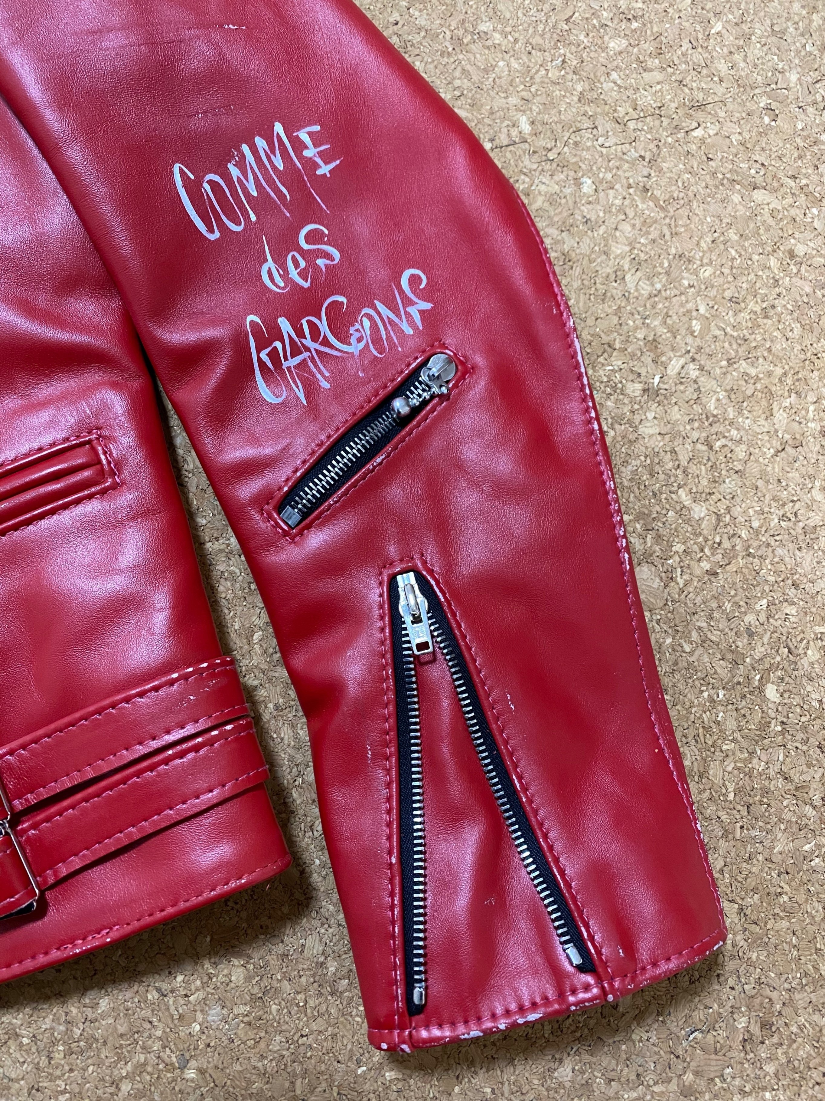 購入趣味レーション】 〜コムデギャルソン×ルイスレザーズ 『赤』 + 購入趣味レーション】 〜コムデギャルソン×ルイスレザーズ 『赤』 +