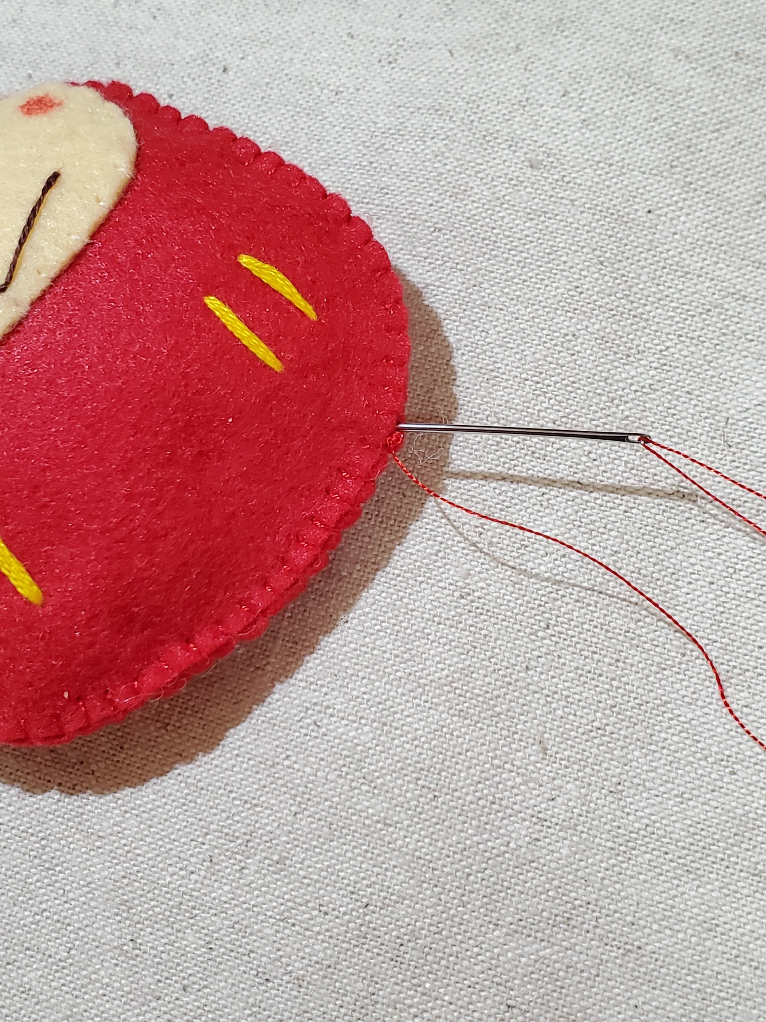 チーちく様 手作りのだるまお守り チーちく様 手作りのだるま