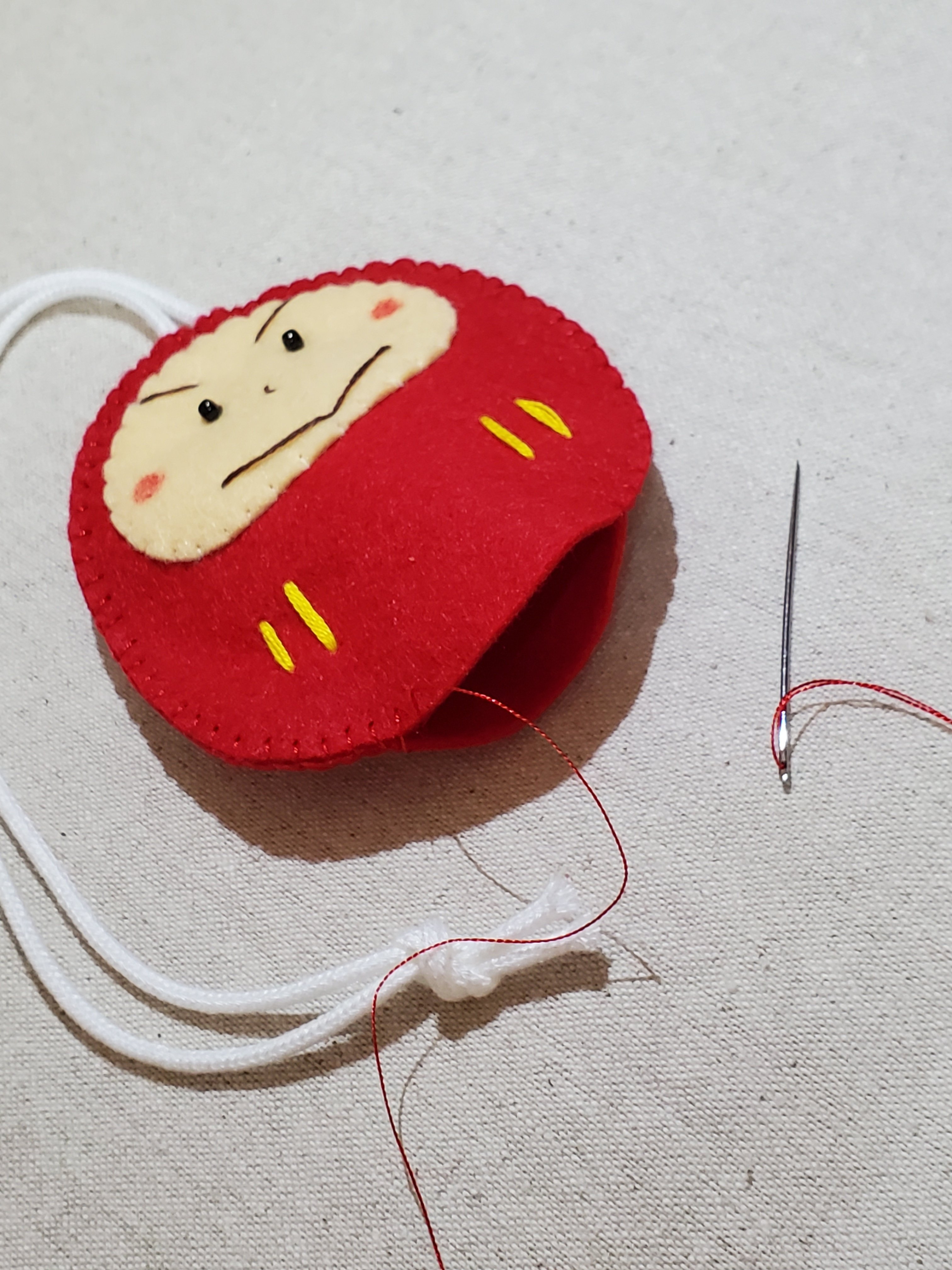 チーちく様　手作りのだるまお守り チーちく様 手作りのだるまお守り チーちく様 手作りのだるま