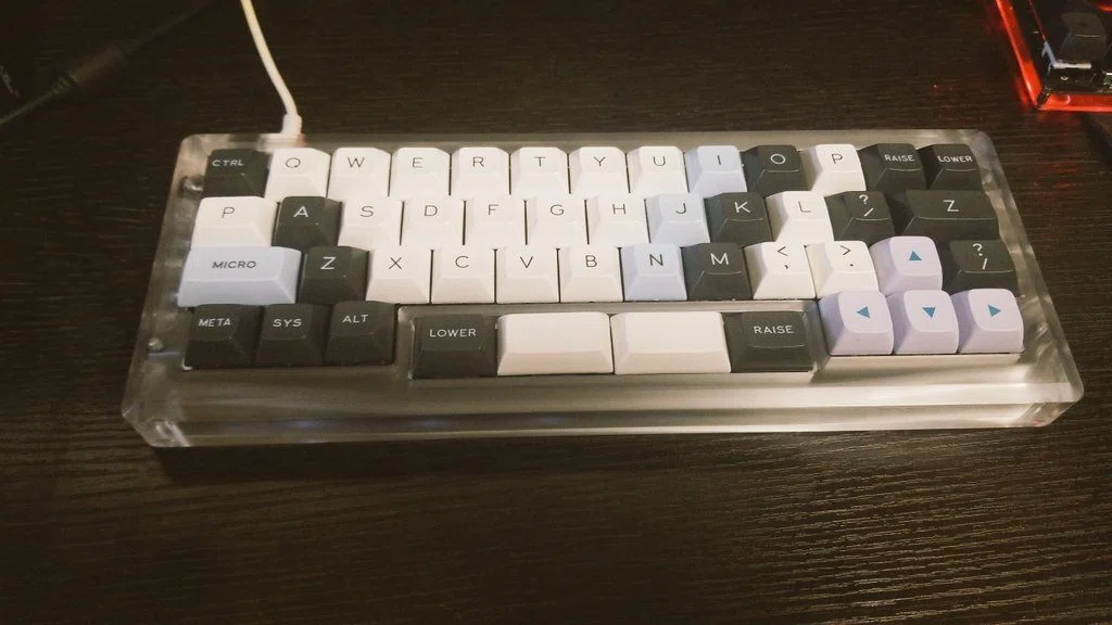 QK75N / Dino 面倒 Run E-Grey 自作キーボード