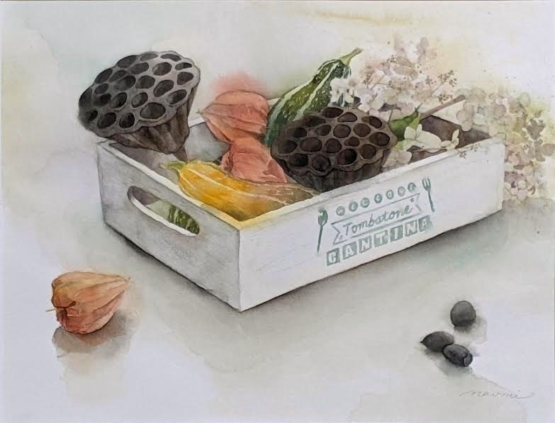 □グッときた生徒さんの水彩画｜福井良佑