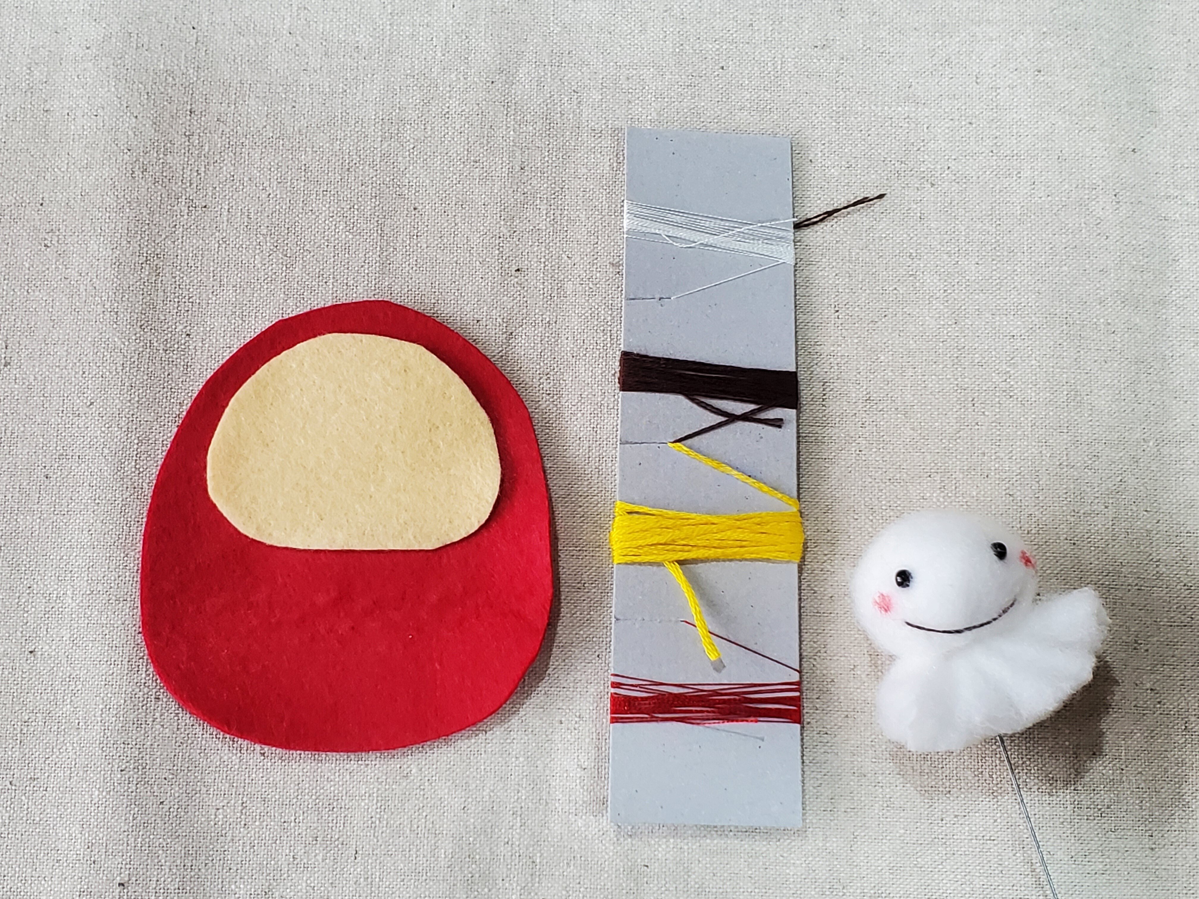 さぁちくちく作ってみよう～私のだるまさんお守りの作り方
