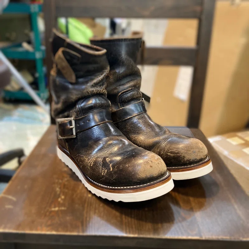 ソールカスタム】Red Wing #2268 PT91 茶芯エンジニア｜CREA Repair 