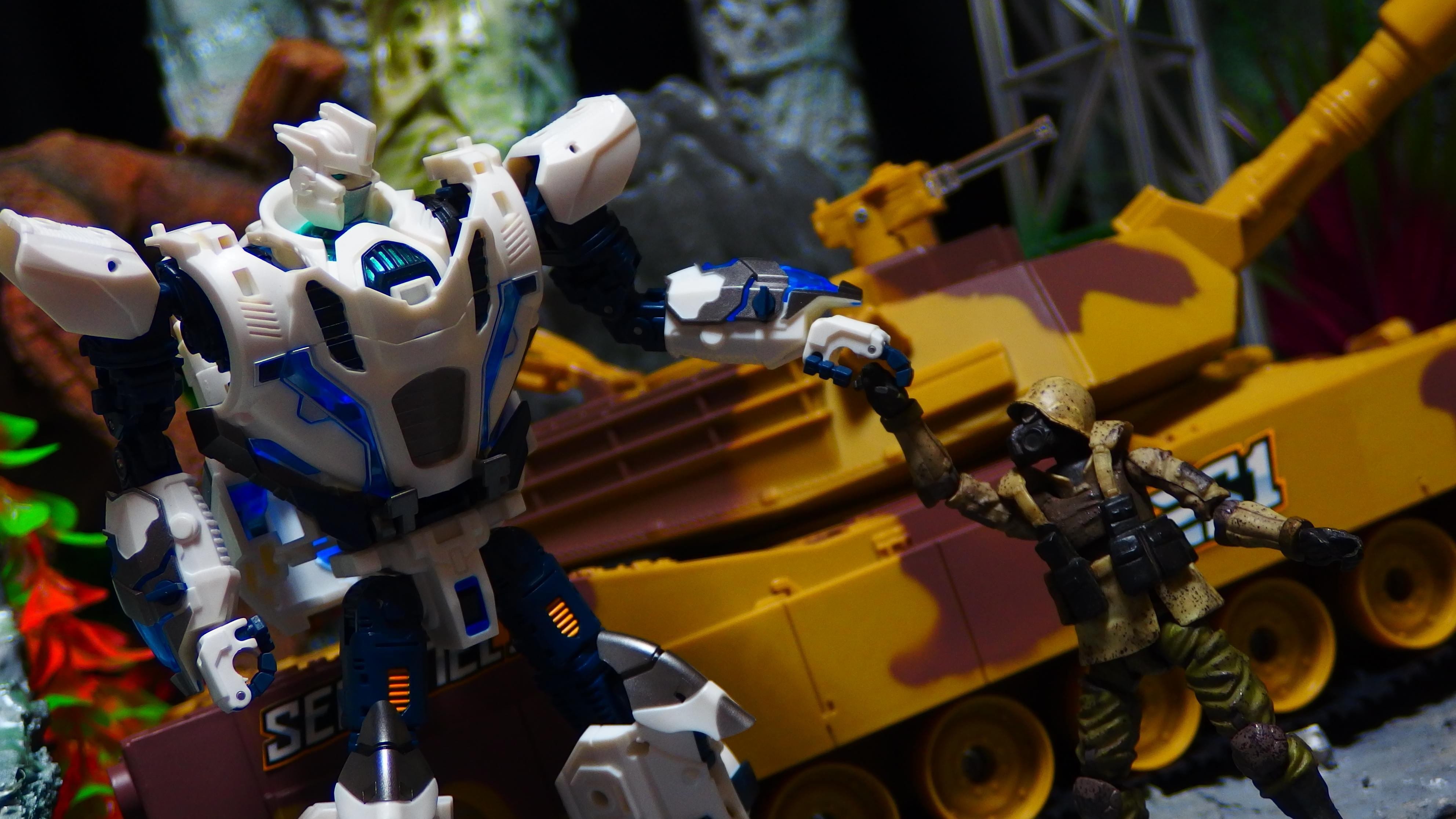 変形ロボ][非正規TF]サイレントジオドラマ1 ひとりぼっちの兵隊さん