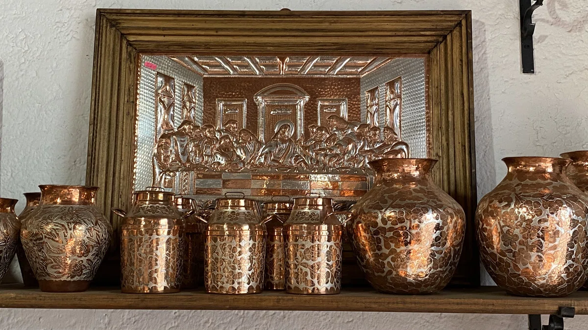 サンタ・クララ・デル・コブレの伝統銅工芸品｜河辺達朗 メキシコ工芸 